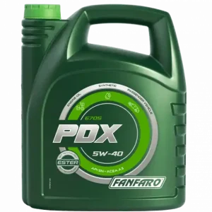 Osta Tänään FANFARO • PDX5W405L Synteettinen moottoriöljy 5W-40 PDX SN C3, C2 (FF6705) 5L